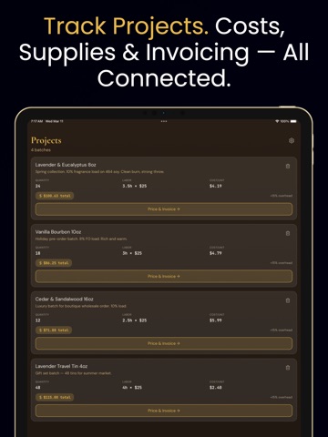 CandleStudio: Candle Craft iPad screenshot