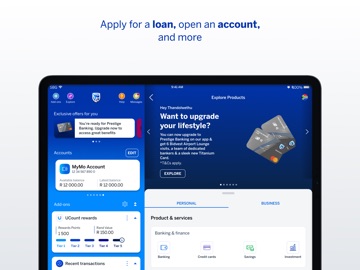 Standard Bank / Stanbic Bank iPad screenshot