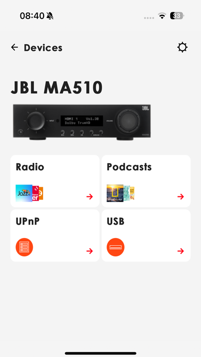 JBL Premium Audio Screenshot