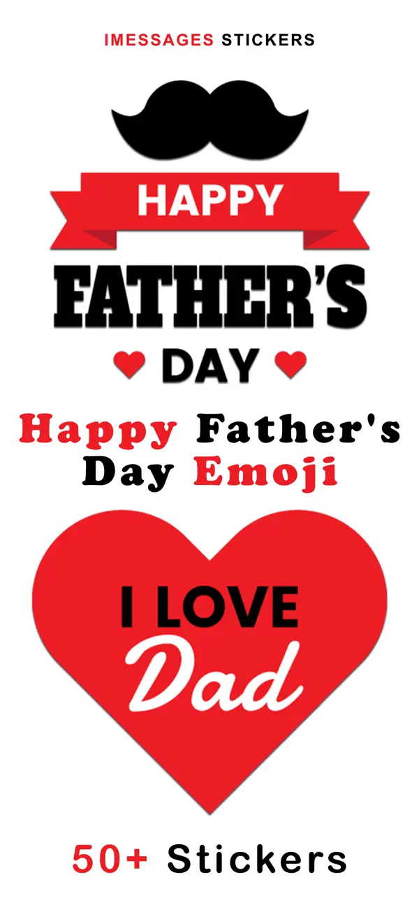 Screenshot #1 pour Happy Father's Day Emoji