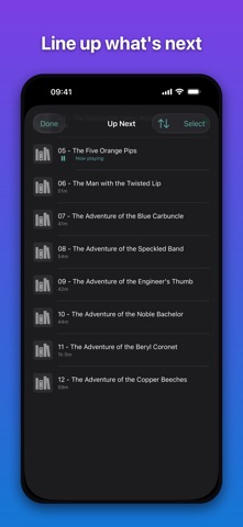 Audiofin iPhone screenshot