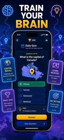 World Capitals & Flag Quiz Screenshot 4 of 10