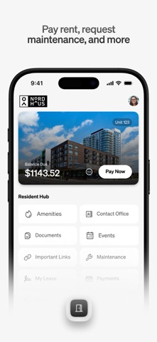 Nordhaus Resident iPhone screenshot