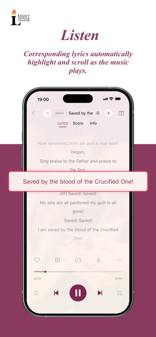 Legacy Hymns Screenshot 3 of 6