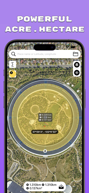 ‎Planimeter: Map Measure Screenshot