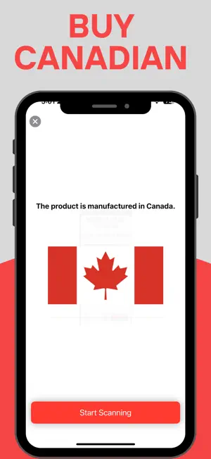 ShopCANADA: Buy Canadian Scan screenshot 1