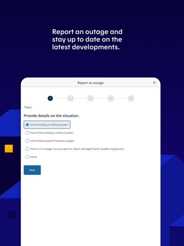 Hydro-Québec iPad screenshot 4