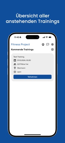 Fitness Project Manuel Mueller screenshot