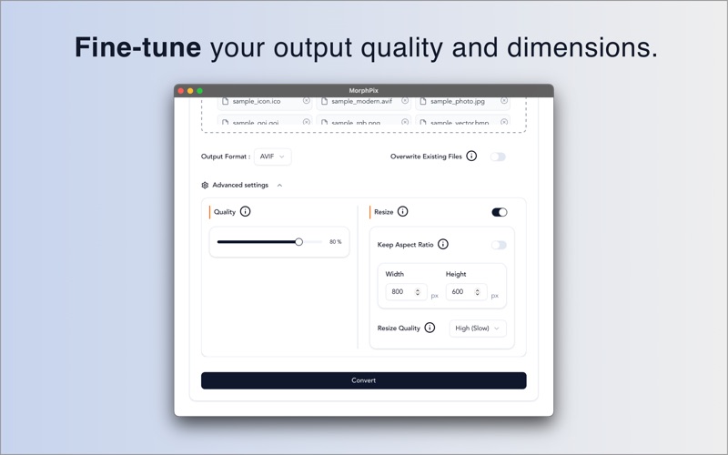 App screenshot