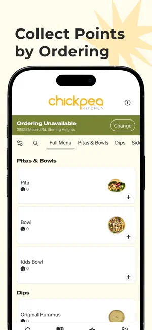 Chickpea Kitchen - Rewards screenshot 2
