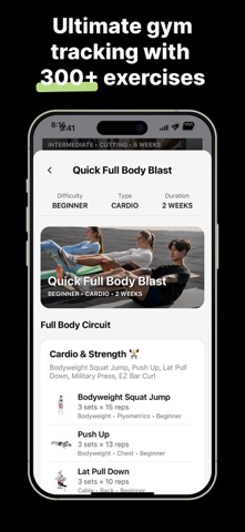 ELITE AI: Gym Smart Tracker iPhone screenshot