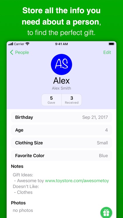 Given - Gift Manager screenshot-3