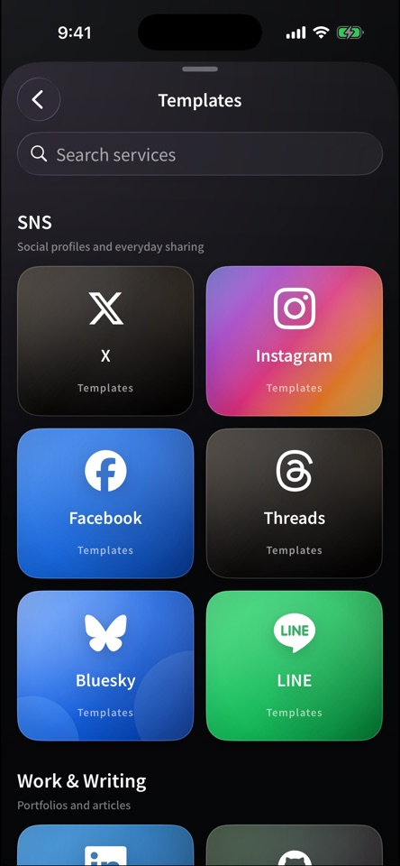 Sides: QR Link Cards screenshot 4