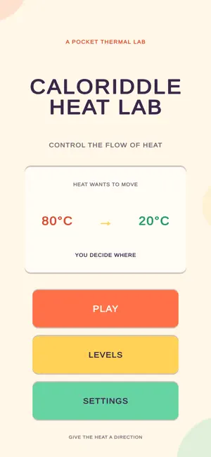 Caloriddle: Heat Lab screenshot 2