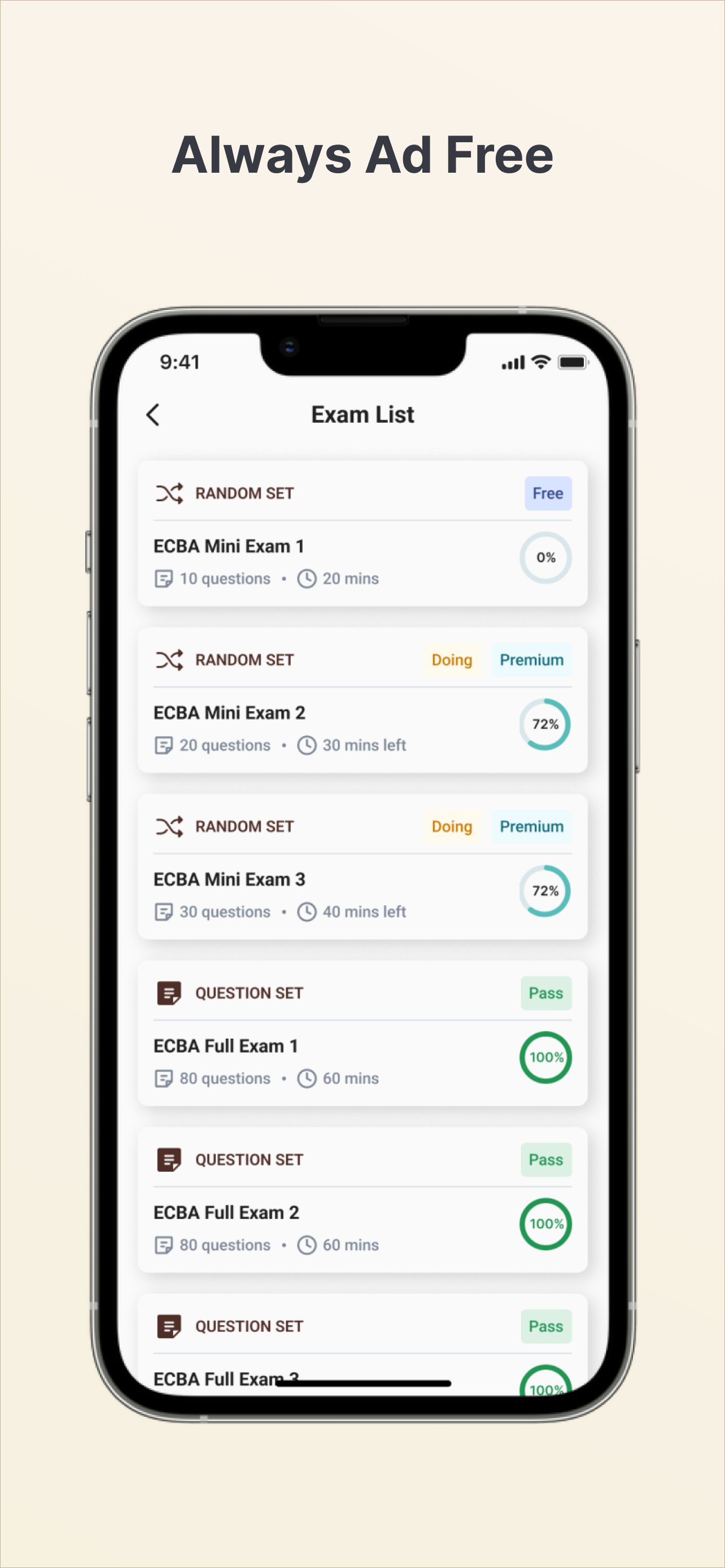 ECBA Exam Simulator screenshot 3