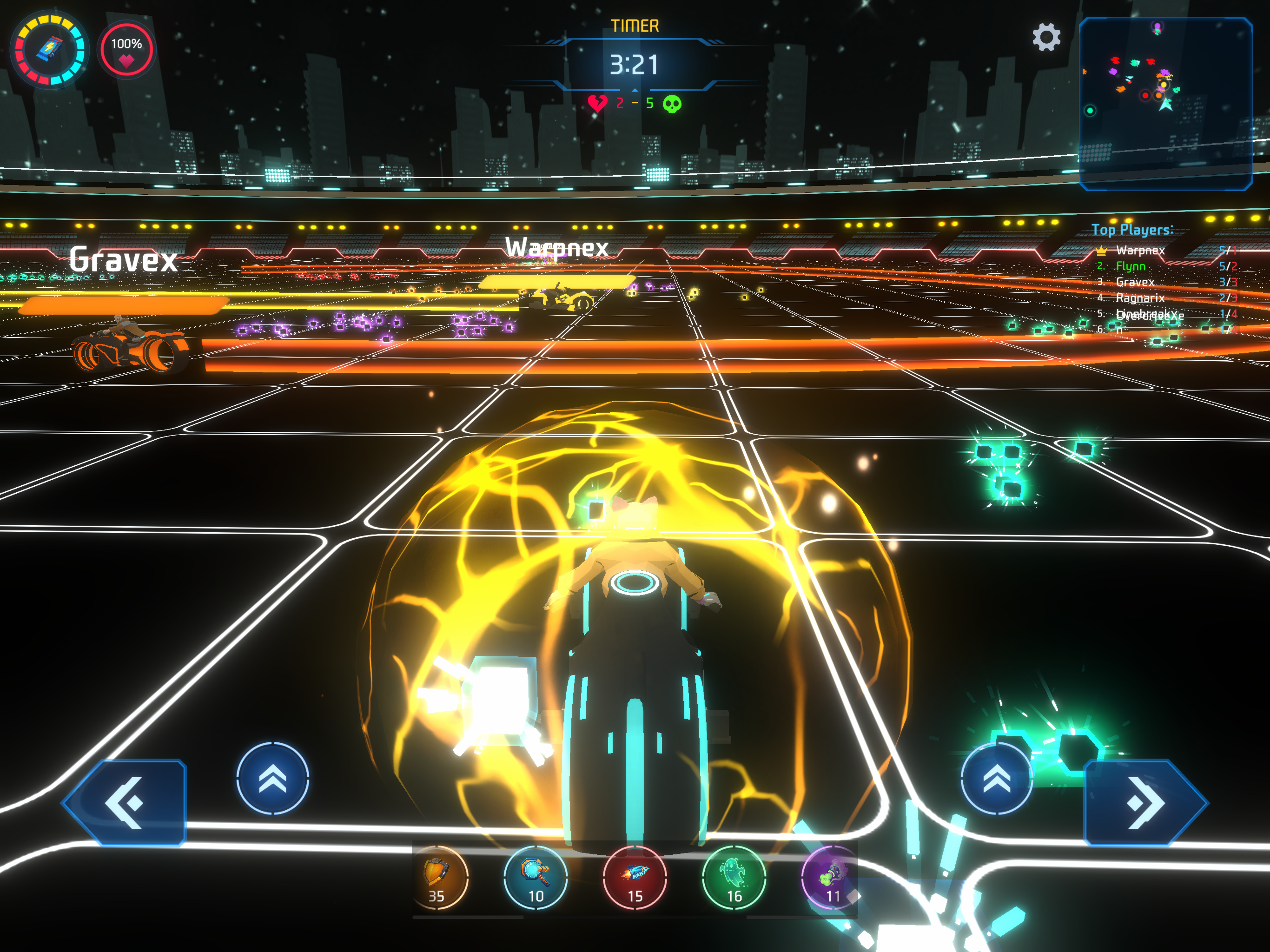 Neon Bike Battle screenshot 14