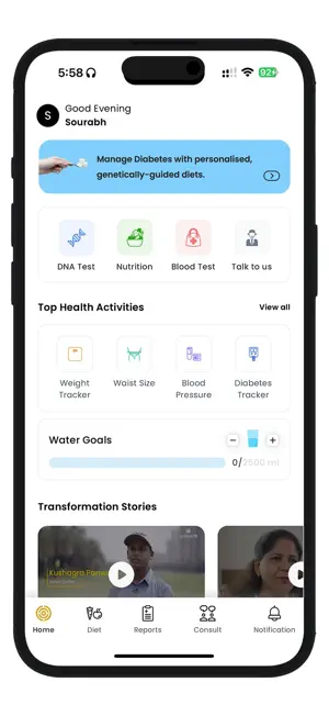 Unlock.fit-DNA based wellness screenshot 1