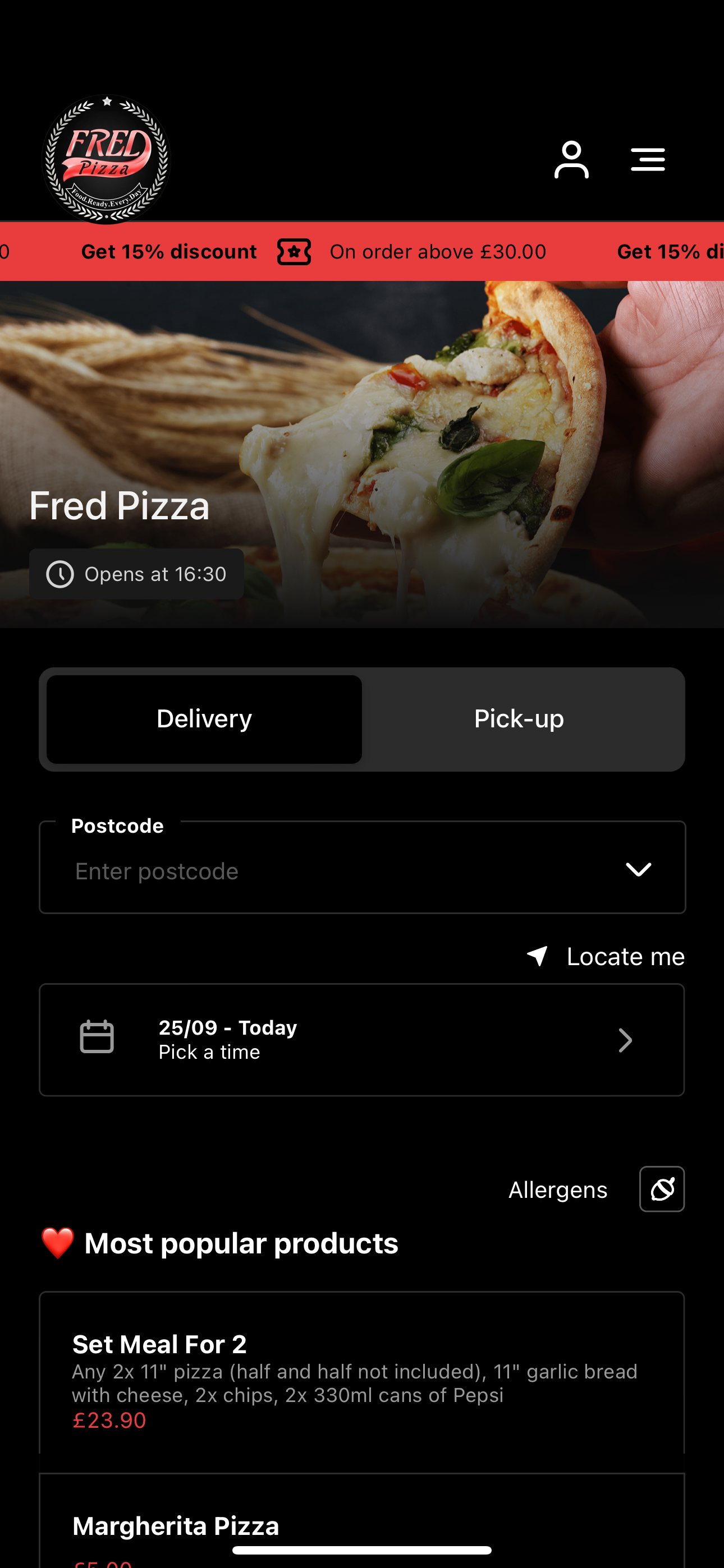 Fred Pizza screenshot 3