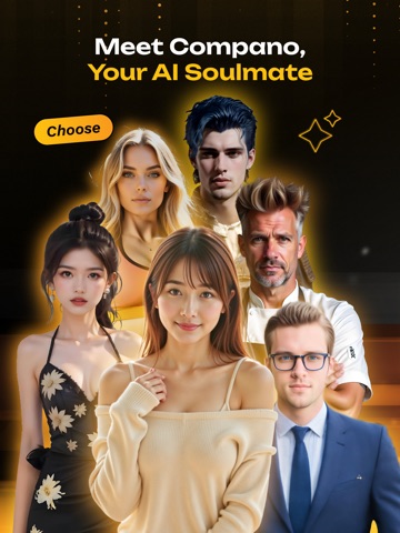 Compano AI - Chat & Roleplay iPad screenshot