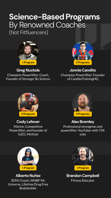 Boostcamp: Workout Programs screenshot
