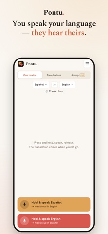 Pontu – Live Interpreter Screenshot 1 of 3