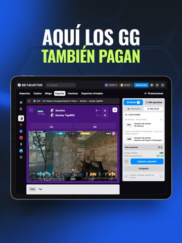 Betmaster - Casino En Vivo iPad screenshot 7