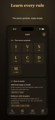 Roman Numerals and Converter Screenshot 6 of 9