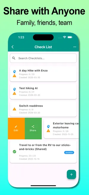 ChecklistNow – Shared Tasks screenshot 3