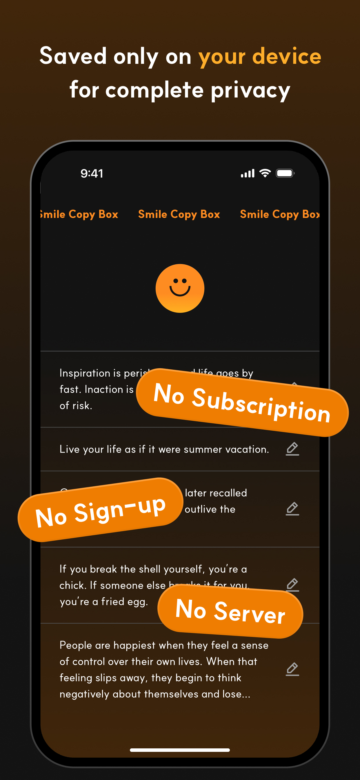 Smile Copy Box: Easy Clipboard screenshot 3