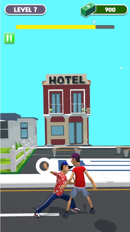 Slow Mo Action Run Fight Game