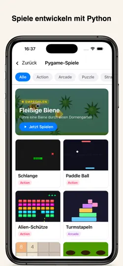 Screenshot von Python Coding auf dem iPhone 2
