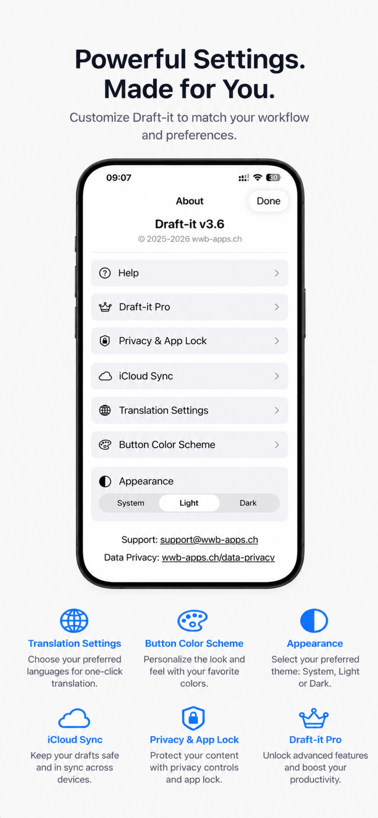 Draft-it screenshot 5