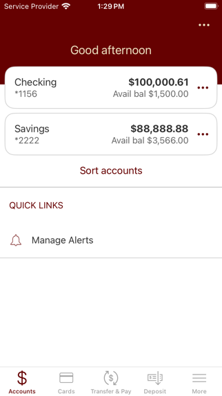 Commerce Bank Texas Mobile Screenshot