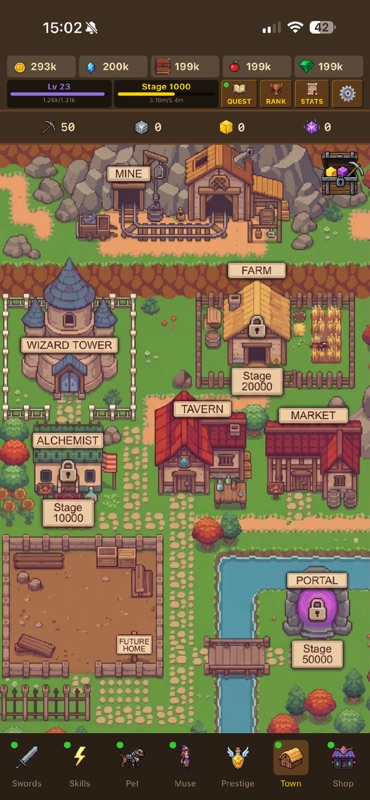 1001 Swords: Pixel Idle RPG screenshot 4