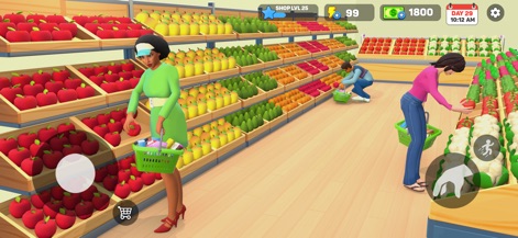 My Supermarket Simulator 3D® - This tool captures the experience of customers hand-picking fresh produce from the abundant fruit displays and well-stocked vegetable sections.