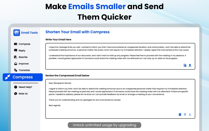 Email Writer • GenMail AI Screenshot