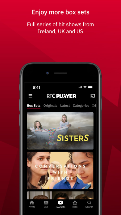 RTÉ Player Screenshot