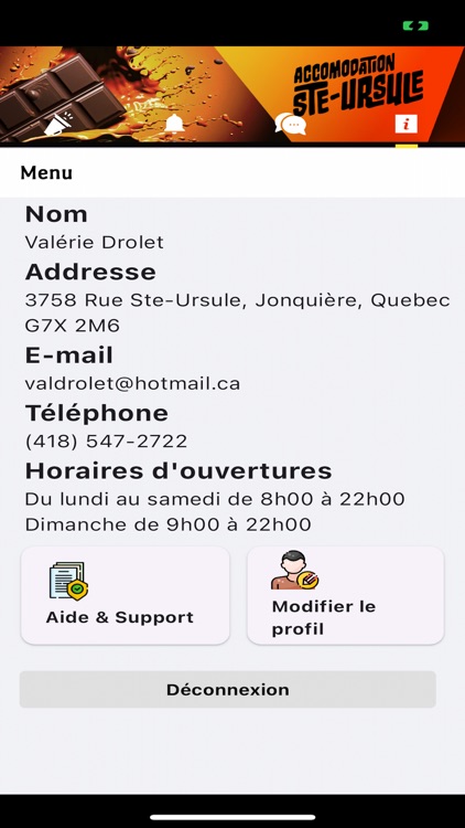 Accommodation Ste-Ursule