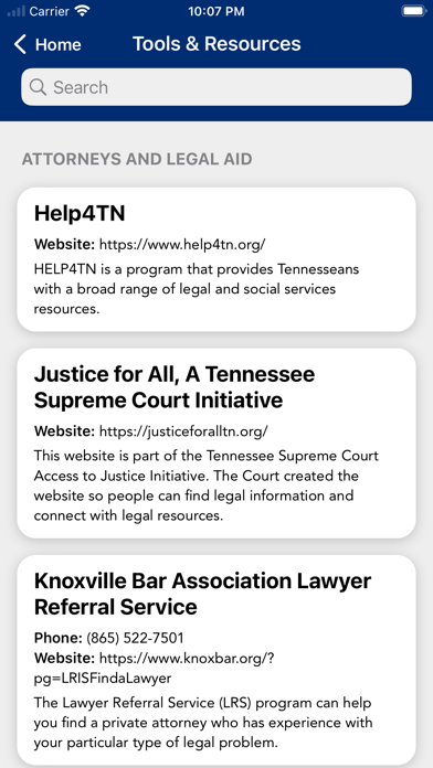 Knox Co. Criminal Court TN Screenshot