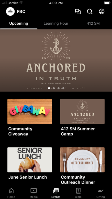 Faith Bible Canton iPhone screenshot 3 - Education app
