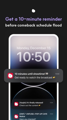 blip: Kpop idol schedule app screenshot 4