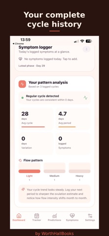 Cycle and Pregnancy Tracker screenshot