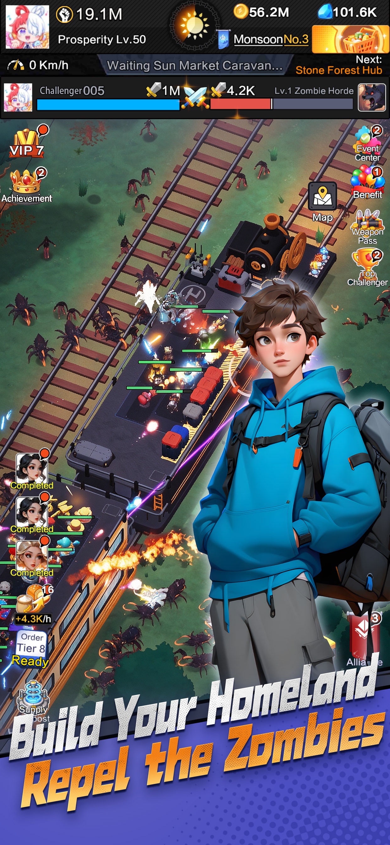 Screenshot 1 of Nomadstead: Train Survival