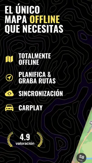 Captura de pantalla de Guru Maps — Navegador Sin Red en iPhone 1