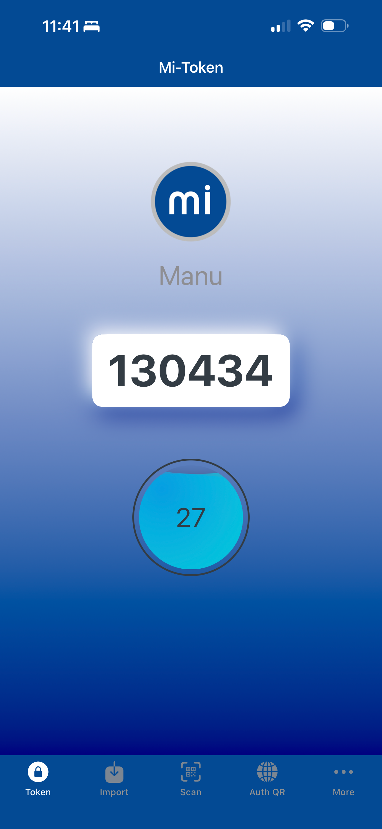 Mi-Token Authenticator