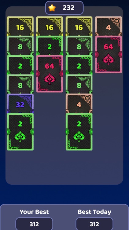 Solitaire Merge Card  2048