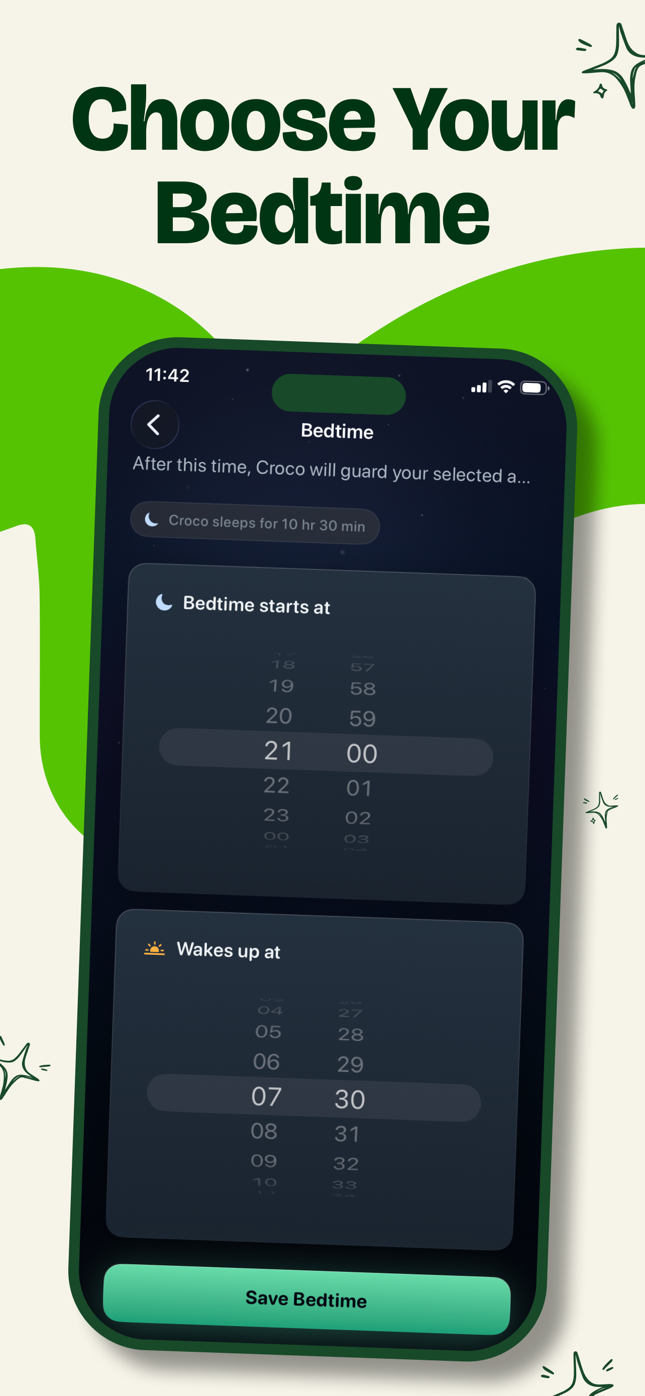 Sleep App Blocker – CrocoFocus screenshot 2