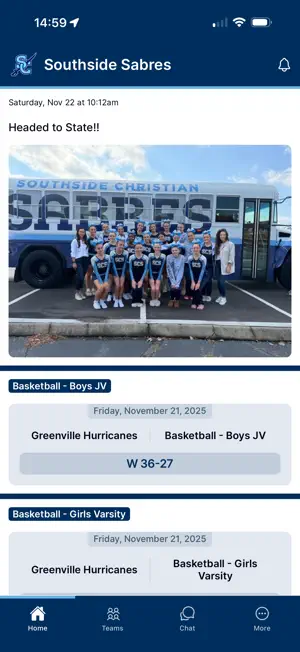 Southside Christian Athletics screenshot 1