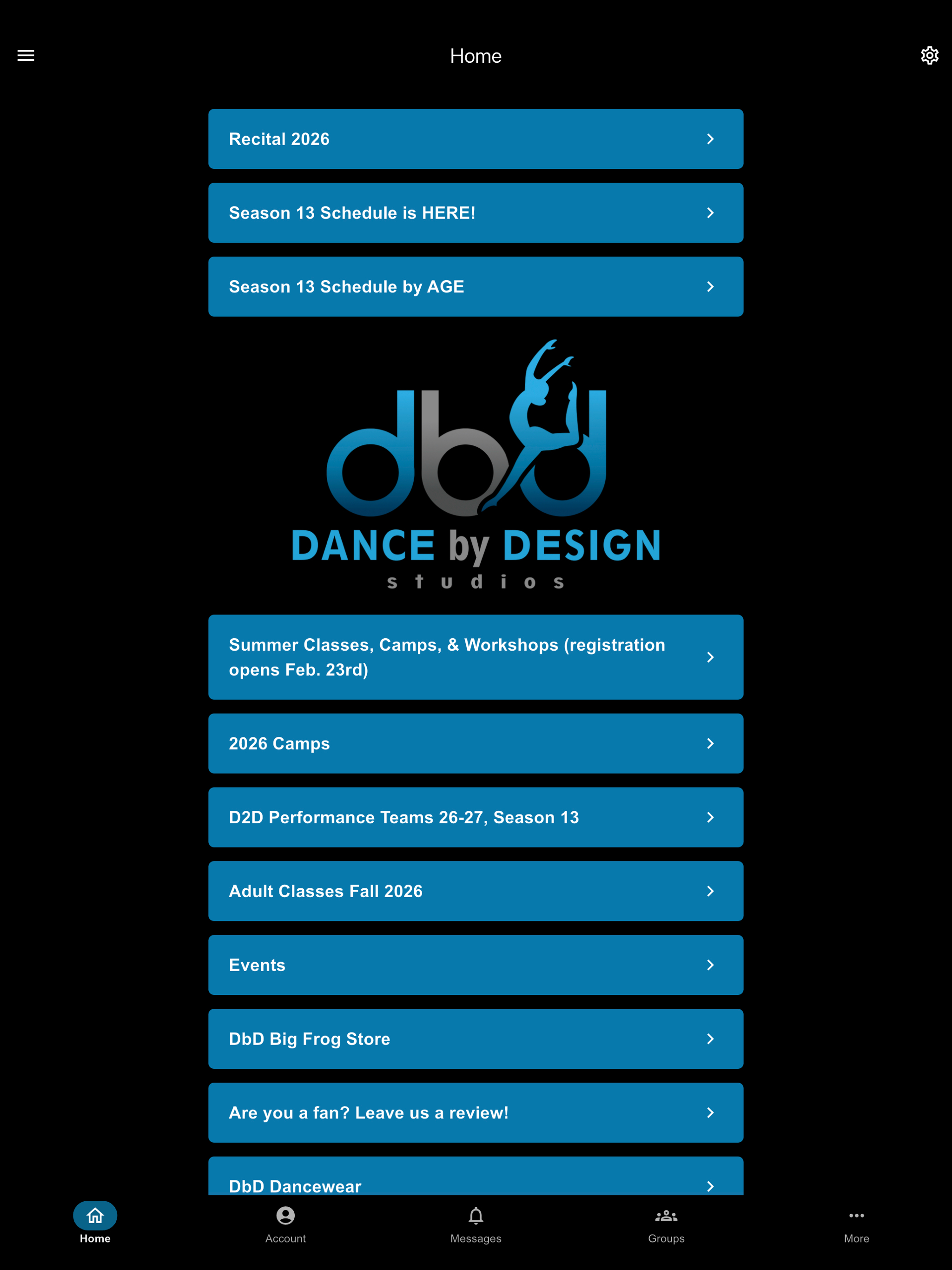 Dance by Design Studios screenshot 8