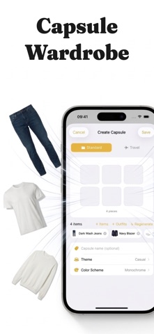 AI Outfit Maker: Layered iPhone screenshot